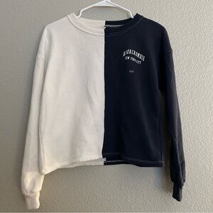 NWT Abercrombie kids New York color block crew neck sweater